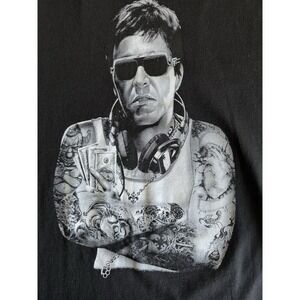 NWT Scarface Original Cuban‎ Gangster T-shirt Pacino Tony Montana DJ Money
